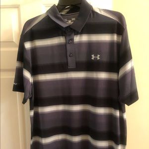 Men’s Under Armour sz L Heat Gear  polo with 30spf